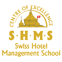 a logo for the centre of excellence swiss hotel management school