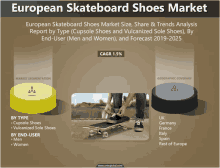 european skateboard shoes market size share & trends analysis report by type cupsole shoes and vulcanized sole shoes by end-user