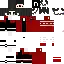 a minecraft skin of a person wearing a black hat and red pants