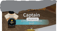 a screenshot of a video game that says captain and says yes i am a rat