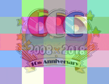 a logo for a 10th anniversary of ccs 2008 x 2018