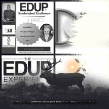 an advertisement for edup xcelerated excellence a podcast