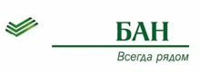 a green and white logo for a bank with a check mark