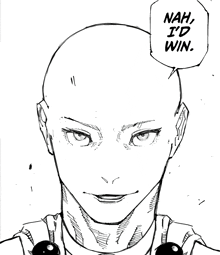 a drawing of a bald man with the words nah i 'd win above him