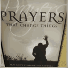 a book that says prayers that change things on it