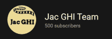 jac ghi team has 500 subscribers on their facebook page