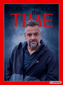 a man is on the cover of a time magazine