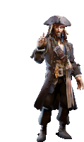 a pirate with dreadlocks and a beard is wearing a hat