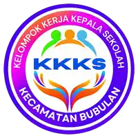 a logo for kkks kecamatan bubulan with a rainbow colored circle