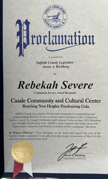 a proclamation from suffolk county legislator jason a. richberg