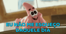 a cartoon character says eu nao me esqueco daquele dia in a foreign language