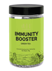 a jar of immunity booster green tea contains 60g