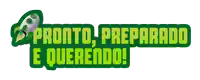 a sticker that says pronto preparado e querendo