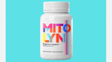 a bottle of mito lyn weight loss support capsules