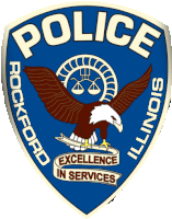 a badge for the rockford illinois police