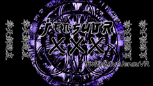 a purple and black logo that says fetish xxx on it