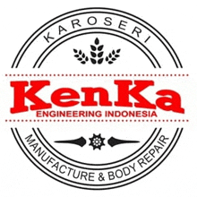 a logo for ken ka engineering indonesia manufacture and body repair