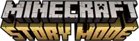 a logo for a video game called minecraft