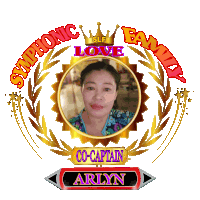 a symphonic family logo with a picture of a woman and the name arlyn