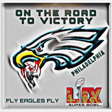 on the road to victory fly eagles fly philadelphia