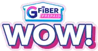 a logo for g fiber prepaid wow