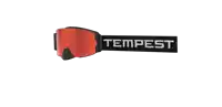 a pair of goggles with the word tempest on the band