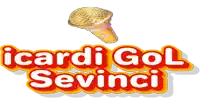 a logo for icardi gol sevinci with a microphone in the background