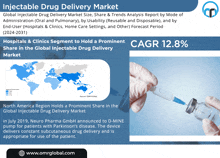 a flyer for the injectable drug delivery market