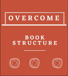 overcome book structure is written in white on a red background