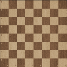 a wooden chess board with the letters a b c d e f g h