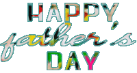 a happy father 's day greeting card with a white background