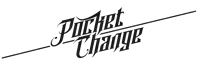 a logo for a company called pocket change