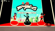 a screenshot of miraculous weekly characters on a computer