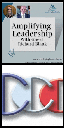 an advertisement for amplificating leadership with richard blank