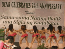 denr celebrates 24th anniversary theme : sama-sama nating ibalik ang sigla ng kagubatan