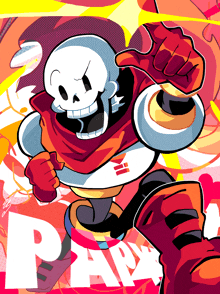 a cartoon drawing of papyrus with the word papy in the corner