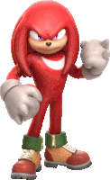 knuckles the echidna from the video game sonic