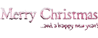 a merry christmas and a happy new year greeting