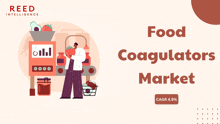 an advertisement for a food coagulators market