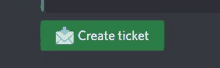 a green create ticket button with an envelope on it