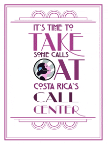 a poster that says " it 's time to take some calls "