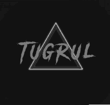 a triangle with the word tugrul written on it