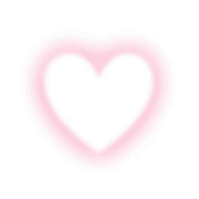 a pink heart on a white background