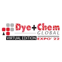 a logo for the dye + chem global virtual edition expo 2022