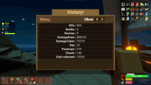 a screenshot of a video game that says victory on it