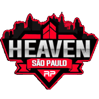 a logo for heaven sao paulo rp shows a city skyline