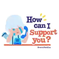 an illustration of a person crying while talking on a phone asking how can i support you