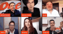 a group of people are on a video call with the name minerva on the bottom