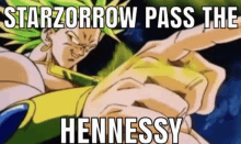 a meme of a dragon ball z character pointing at someone .