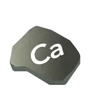 a large rock with the letter ca on it